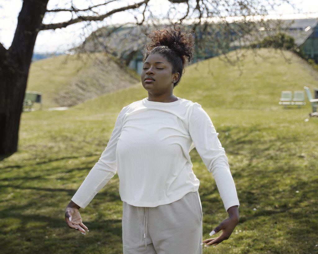 A woman practicing holistic therapies with trinity natural health ky